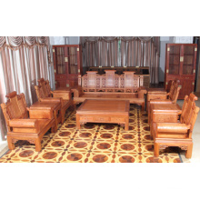High-End 10sets Afican Padauk Sofa with Ming Dynasty Style